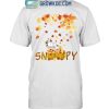 Snoopy Peanuts Leaves Are Falling Autumn Is Calling T Shirt
