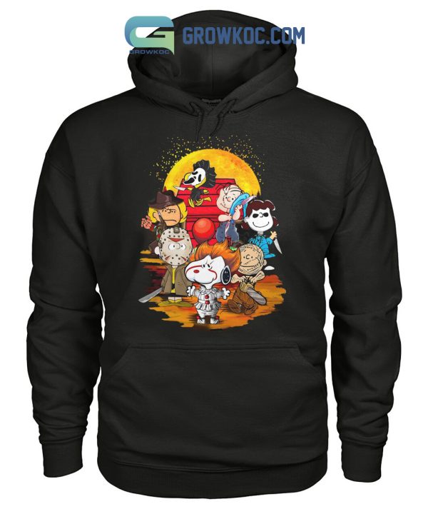 Snoopy Peanuts Horror Movies Halloween Shirt Hoodie Sweater