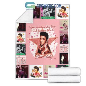 Elvis Presley King Of Rock And Roll Memories Fleece Blanket Quilt