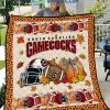 Pittsburgh Panthers NCAA Football Welcome Fall Pumpkin Halloween Fleece Blanket Quilt