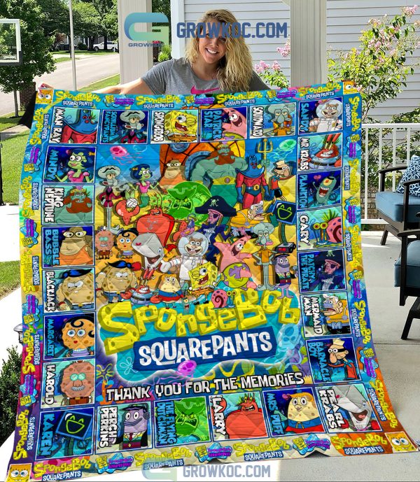 Spongebob Squarepants TV Series Memories Fleece Blanket Quilt