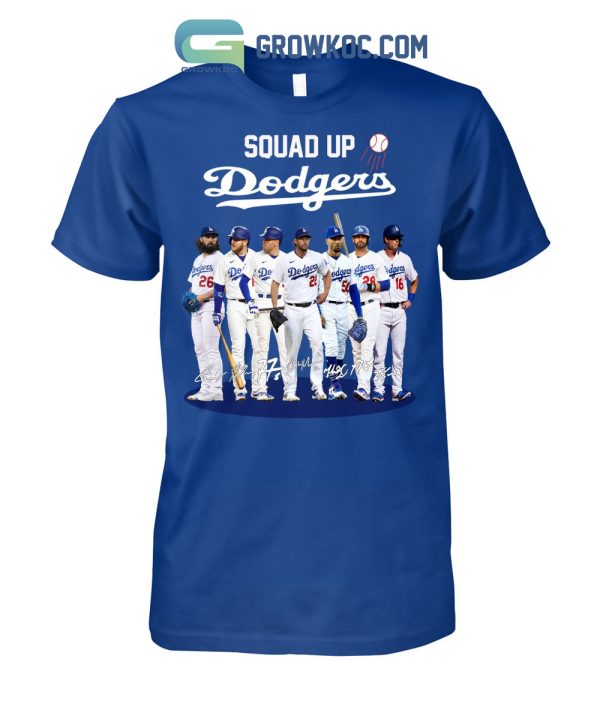 Squad Up Dodgers MLB Team T Shirt