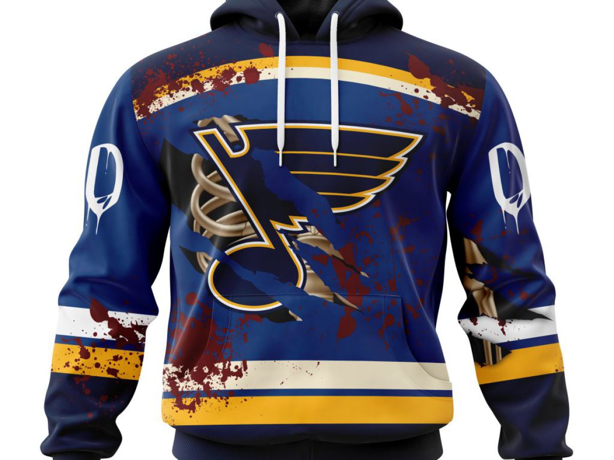 St. Louis Blues NHL Special Zombie Style For Halloween Hoodie T Shirt -  Growkoc