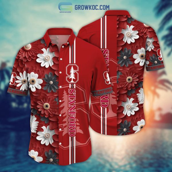 Stanford Cardinal NCAA Flower Hawaiian Shirt