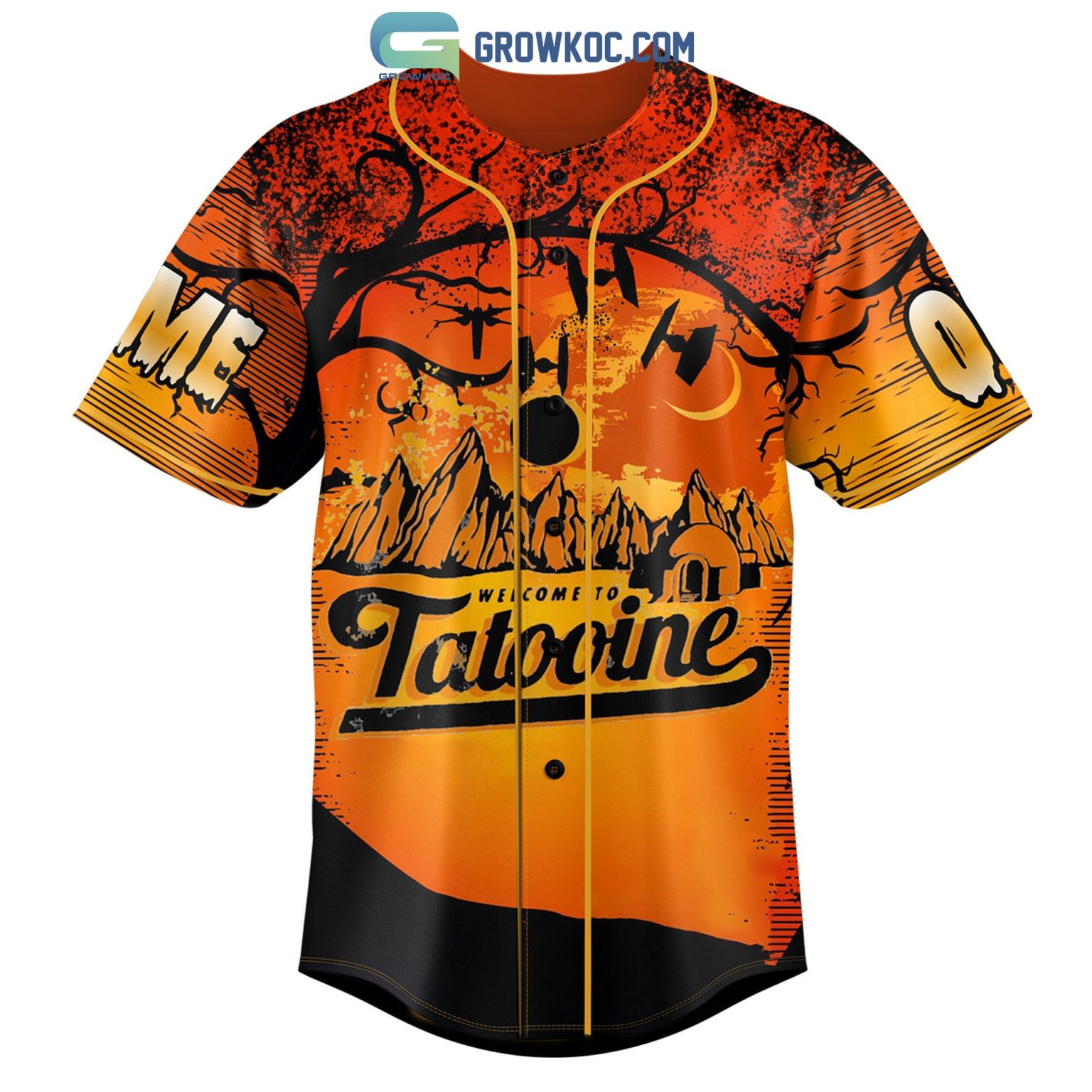 Star War Welcome To Tatooine Halloween Personalized Baseball Jersey ...