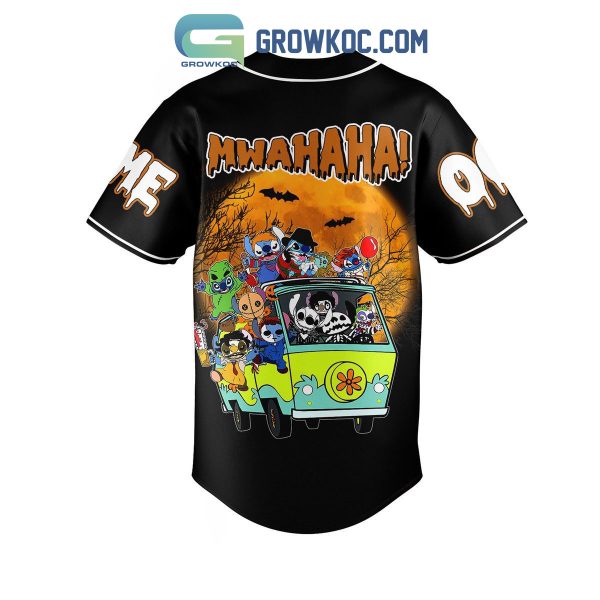 Stay Spooky Stitch  Halloween Pumpkin Personalized Baseball Jersey