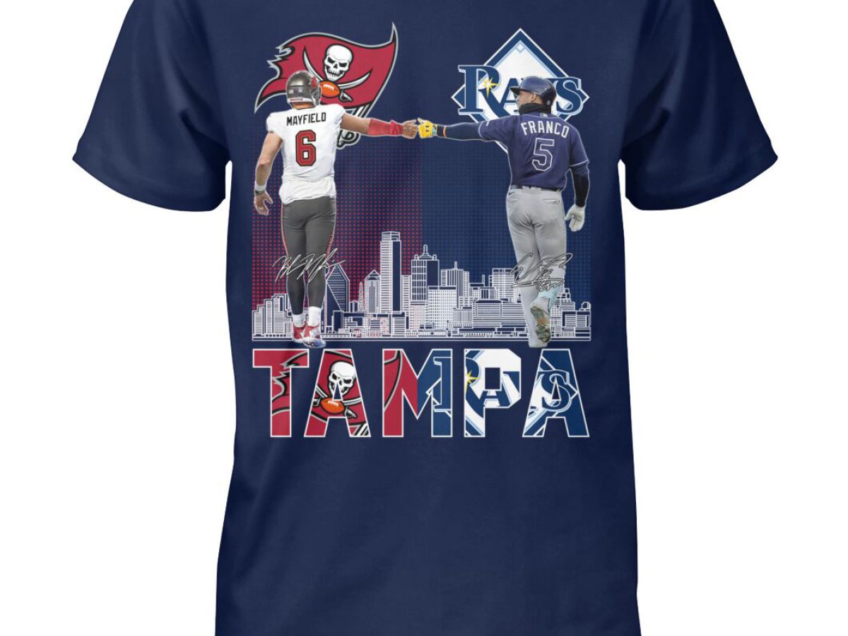 Tampa Bay Buccaneers Mayfield And Rays Franco City Champion T Shirt -  Growkoc