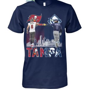 Tampa Bay Buccaneers Mayfield And Rays Franco City Champion T Shirt