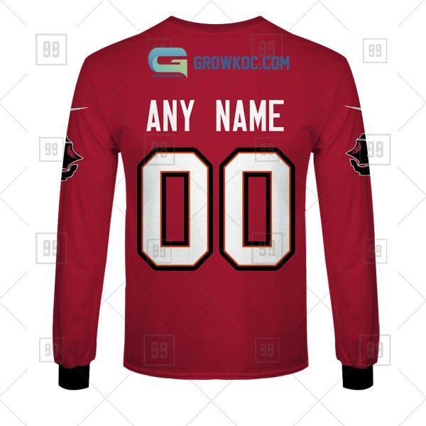 Tampa Bay Buccaneers NFL Personalized Home Jersey Hoodie T Shirt