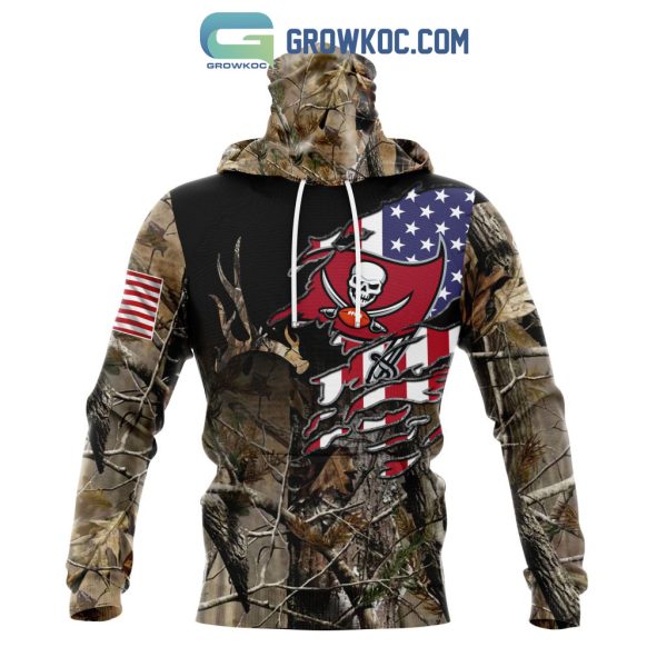 Tampa Bay Buccaneers NFL Special Camo Realtree Hunting Personalized Hoodie T Shirt
