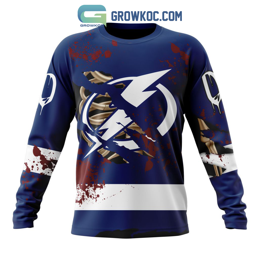 Tampa Bay Lightning NHL Special Design Jersey With Your Ribs For Halloween  Hoodie T Shirt - Growkoc