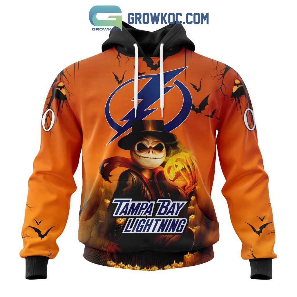 Tampa Bay Lightning NHL Special Jack Skellington Halloween Concepts Hoodie  T Shirt - Growkoc