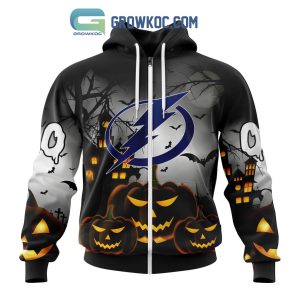 Tampa Bay Lightning NHL Special Pumpkin Halloween Night Hoodie T Shirt
