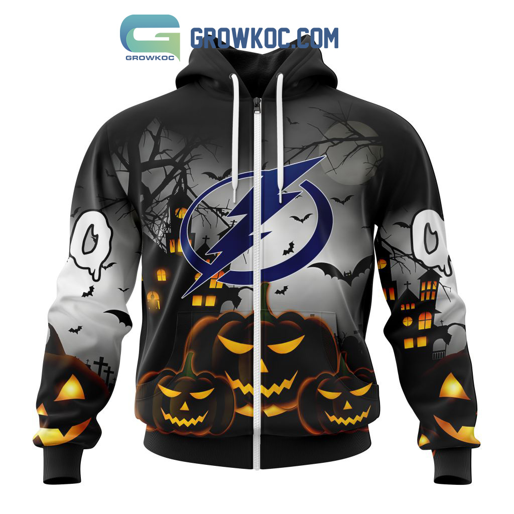 Tampa Bay Lightning NHL Special Jersey For Halloween Night Hoodie T Shirt -  Growkoc
