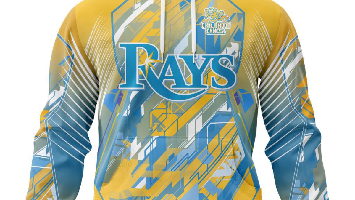 Tampa Bay Rays MLB Fearless Against Childhood Cancers Hoodie T