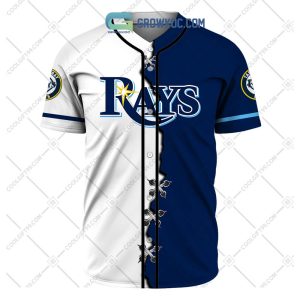 Tampa Bay Rays MLB Personalized Mix Baseball Jersey