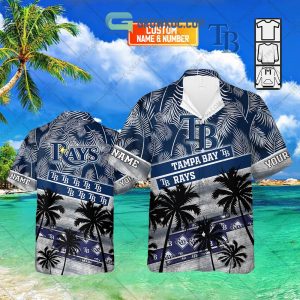 Tampa Bay Rays MLB Personalized Palm Tree Hawaiian Shirt
