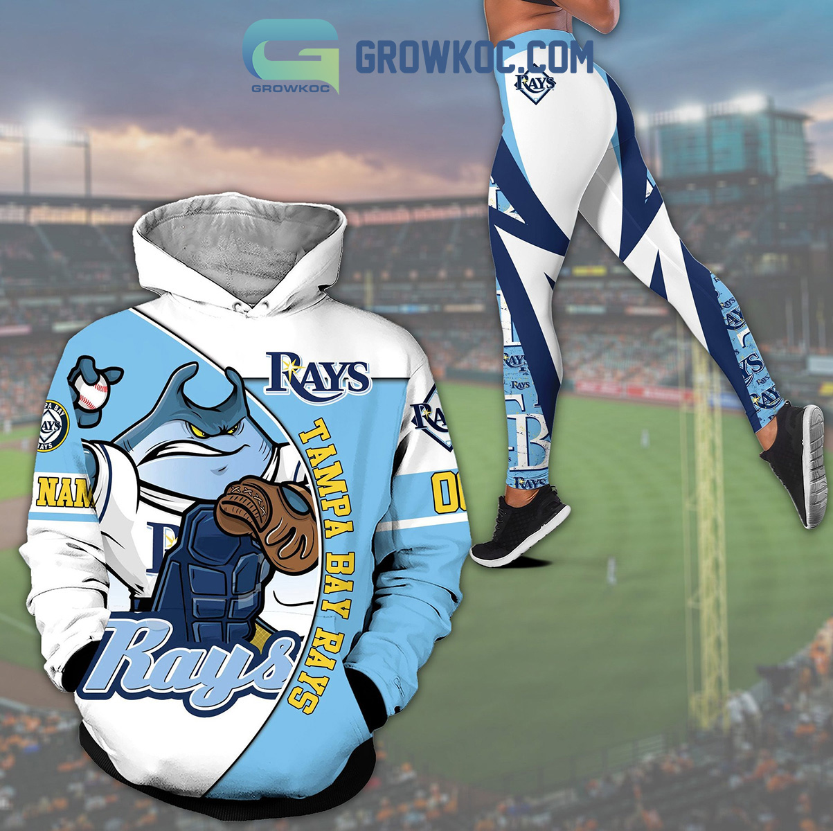 MLB Tampa Bay Rays Mix Jersey Personalized Style Polo Shirt - Growkoc