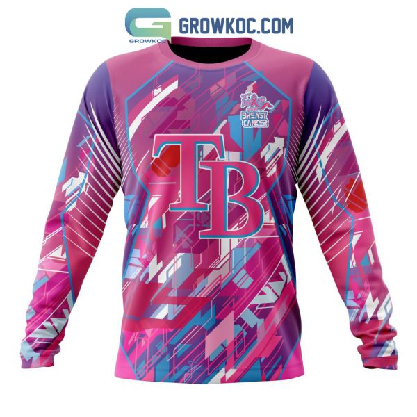 Tampa Bay Rays Mlb Special Design I Pink I Can! Fearless Against Breast Cancer Hoodie T Shirt