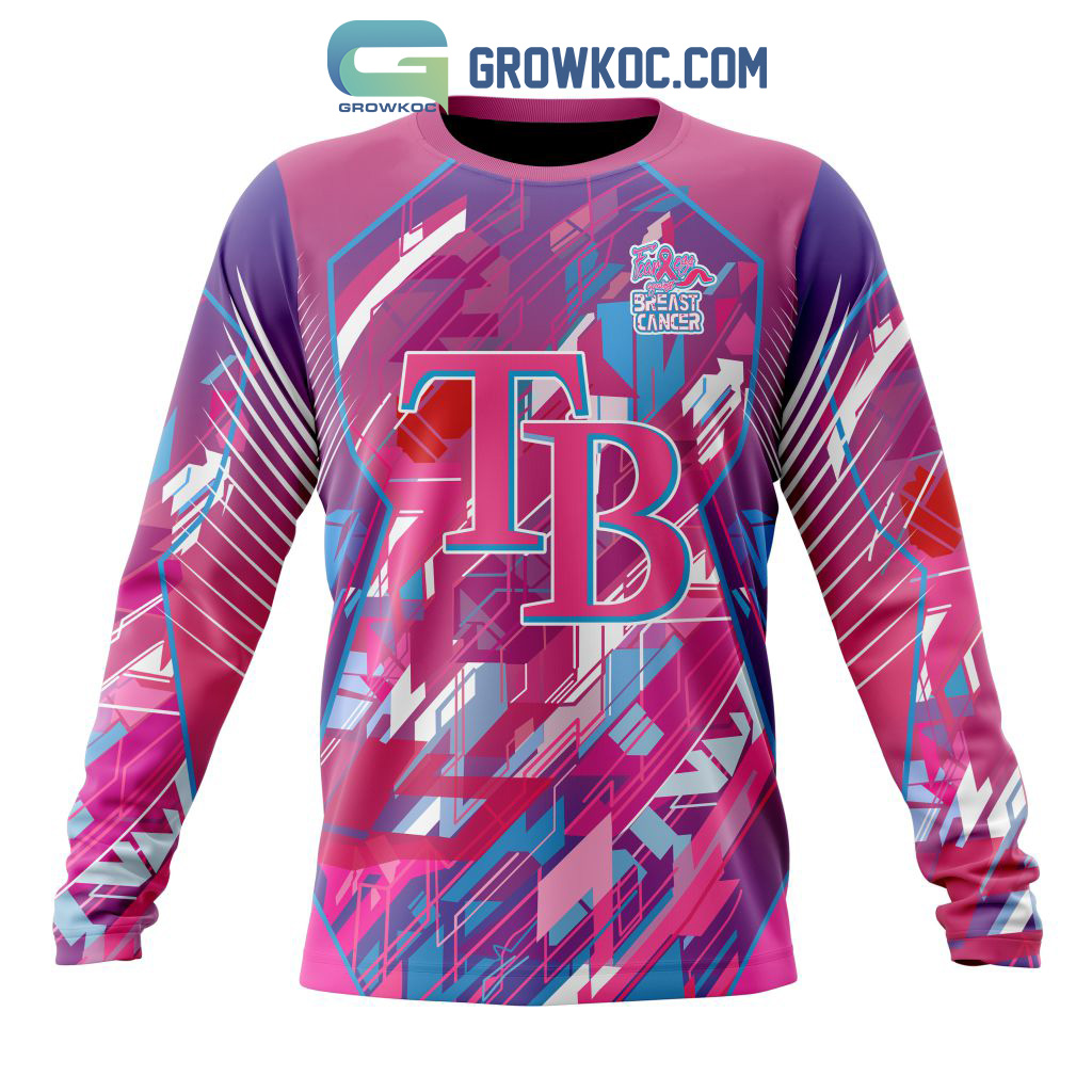 Tampa Bay Rays Mlb Special Design I Pink I Can! Fearless Against