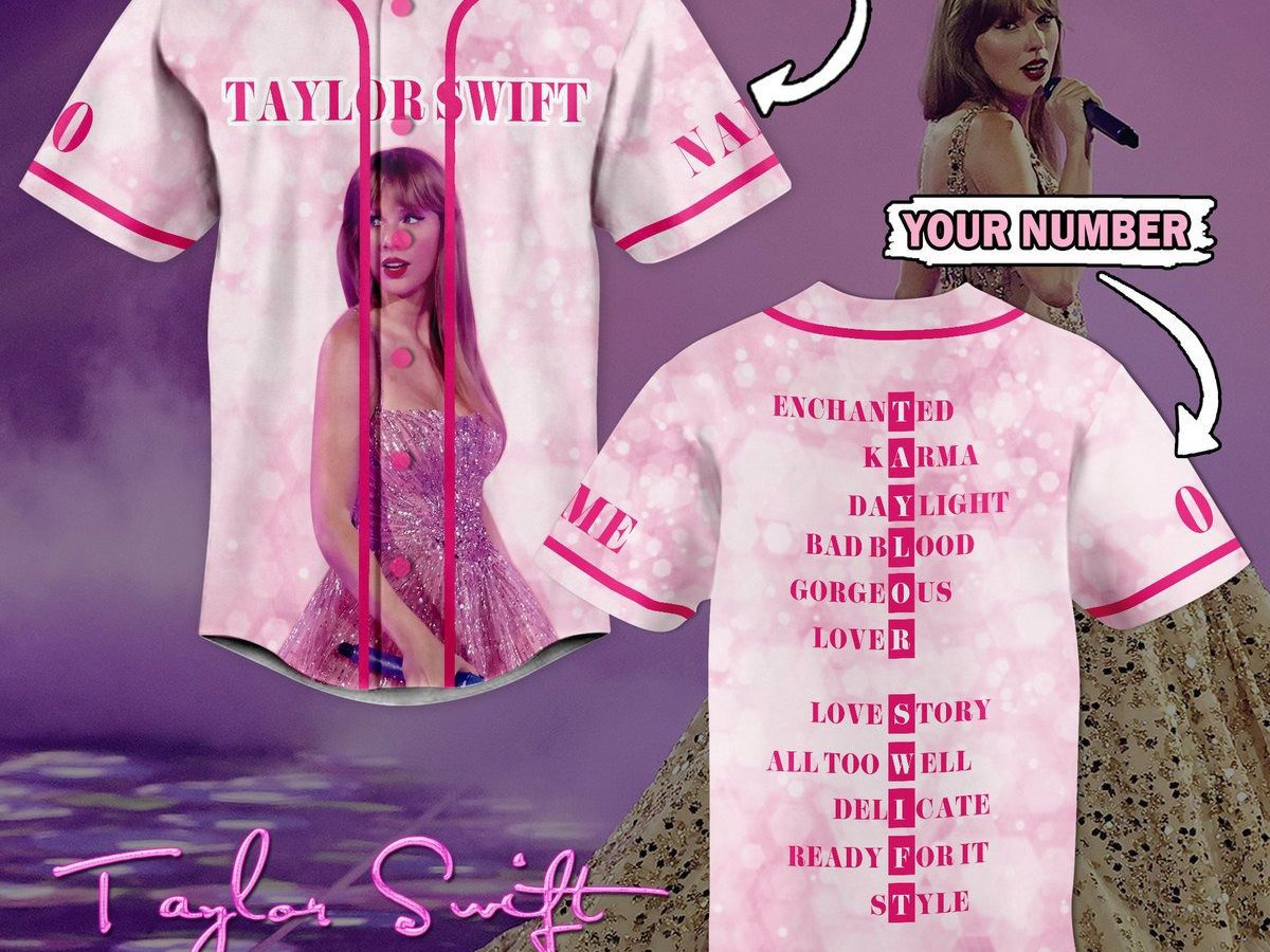 Taylor Swift Personalized Baseball Jersey - Tagotee