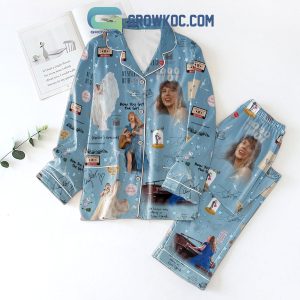 Taylor Swift How You Get The Girl Blue Design Pajamas Set
