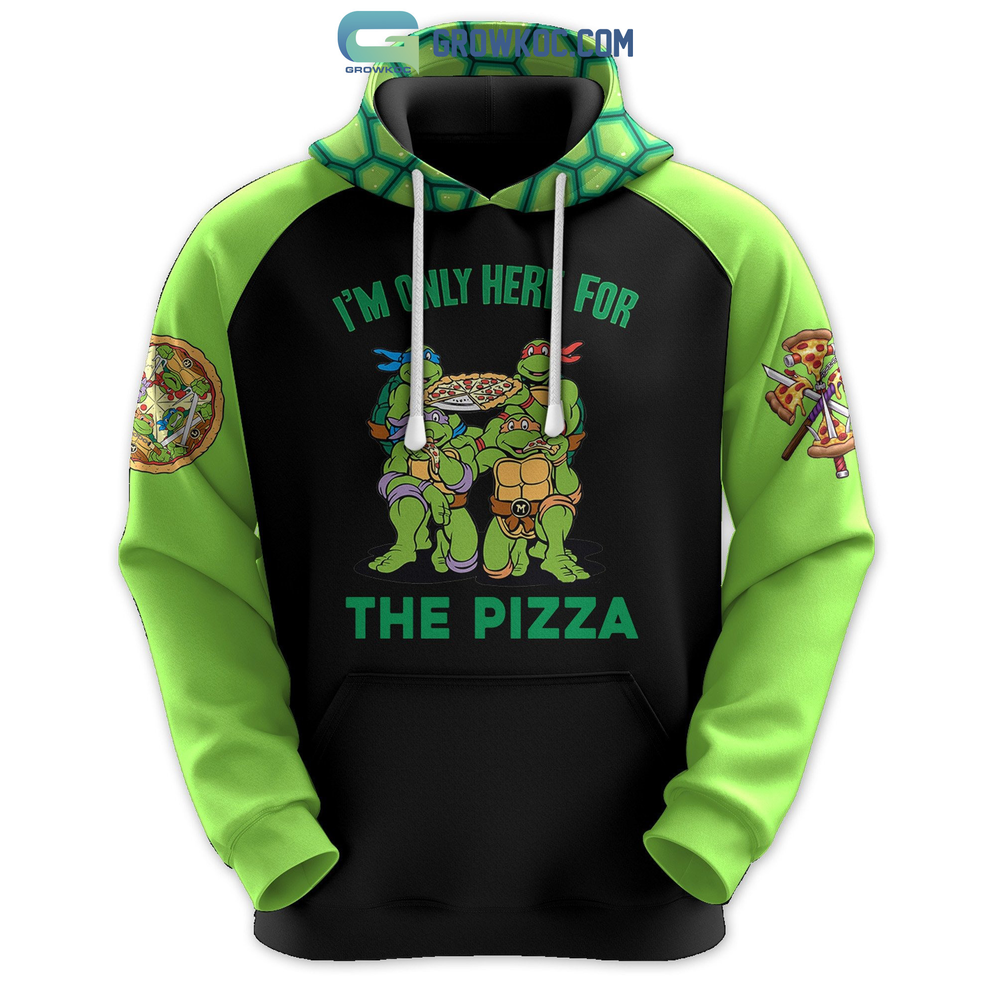 Teenage Mutant Ninja Turtles I'm Only Here For The Pizza Hoodie Leggings Set