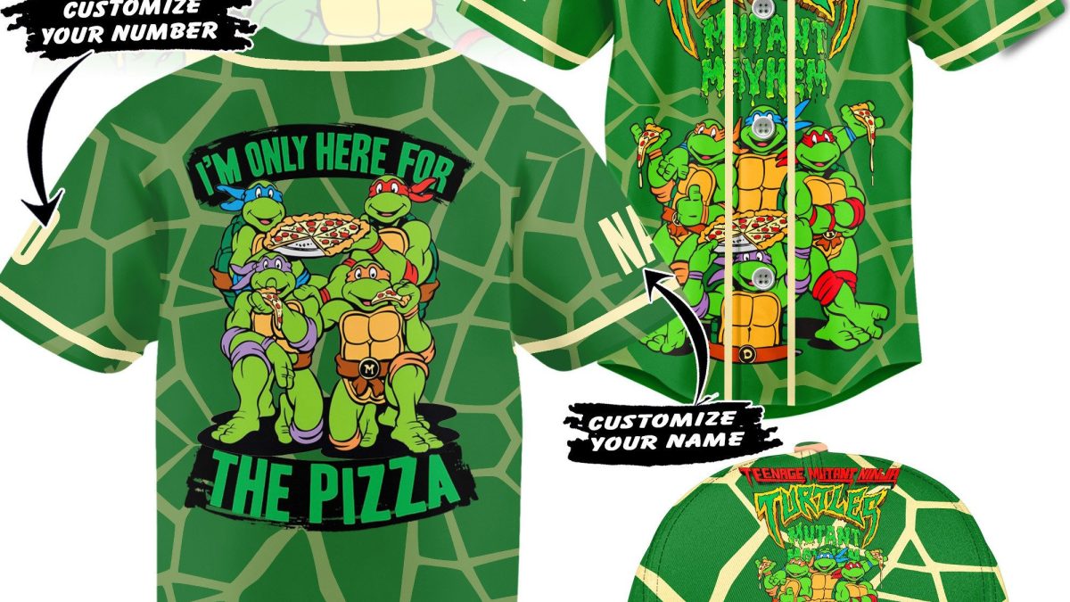 Teenage Mutant Ninja Turtles Mutant Mayhem Green Design Baseball Jacket -  Growkoc