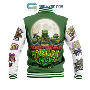 Teenage Mutant Ninja Turtles Mutant Mayhem Green Design Baseball Jacket
