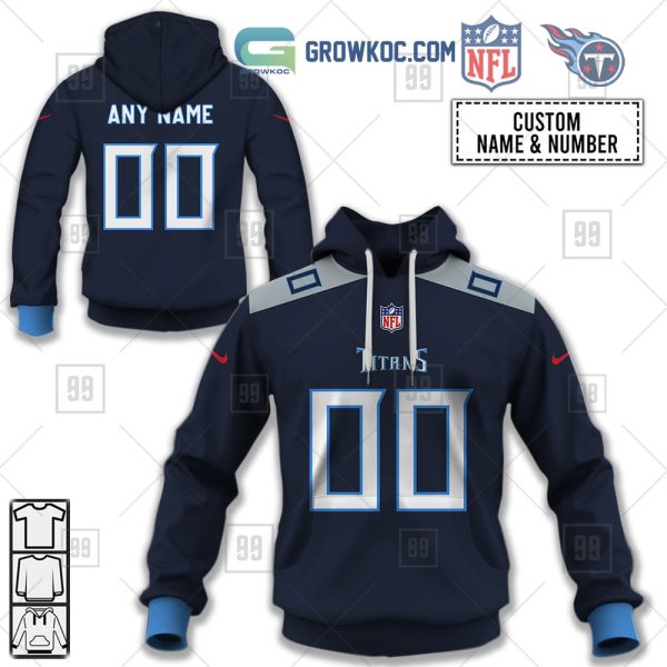 Tennessee Titans NFL Personalized Home Jersey Hoodie T Shirt