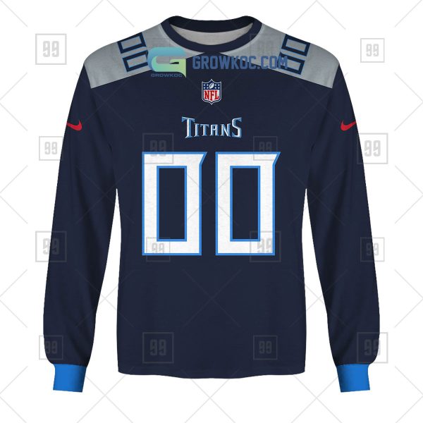 Tennessee Titans NFL Personalized Home Jersey Hoodie T Shirt