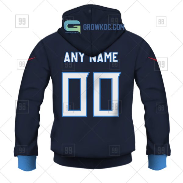 Tennessee Titans NFL Personalized Home Jersey Hoodie T Shirt