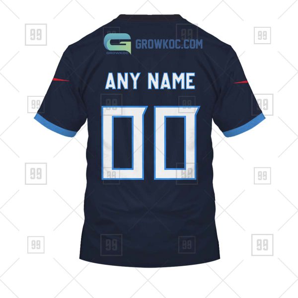 Tennessee Titans NFL Personalized Home Jersey Hoodie T Shirt