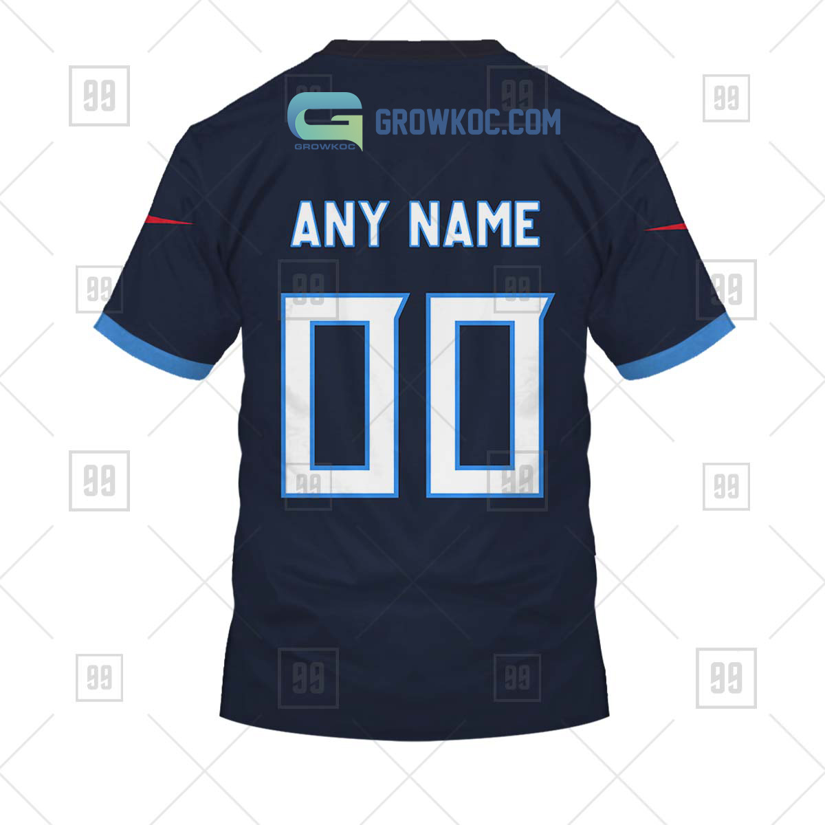 Personalized titans hot sale football jersey