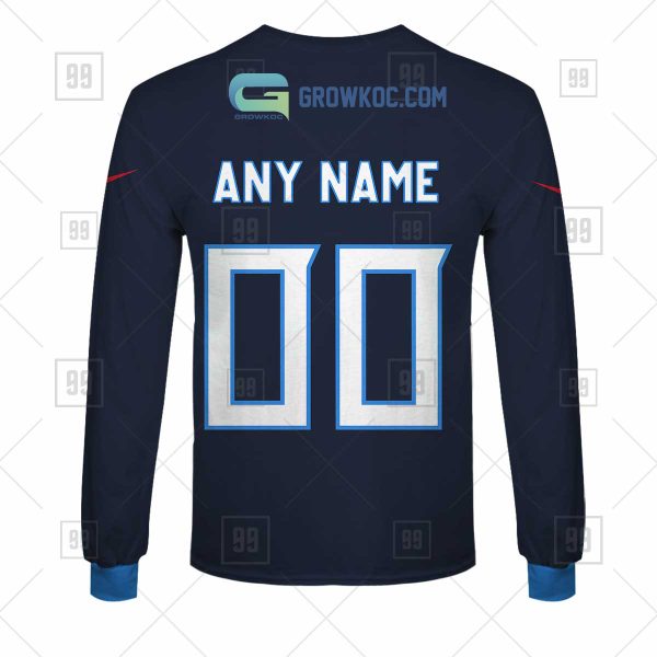 Tennessee Titans NFL Personalized Home Jersey Hoodie T Shirt