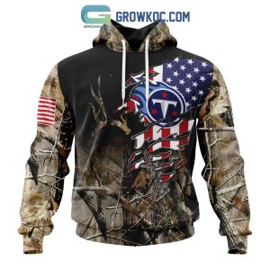 Tennessee Titans Veteran Proud Of America Personalized Baseball Jersey