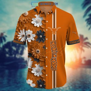 Texas Longhorns NCAA Flower Hawaiian Shirt