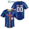Tampa Bay Rays MLB Fearless Against Autism Personalized Baseball Jersey