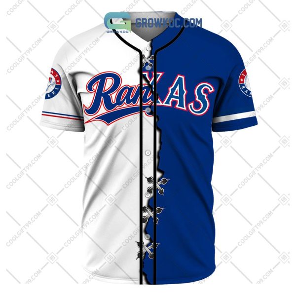 Texas Rangers MLB Personalized Mix Baseball Jersey