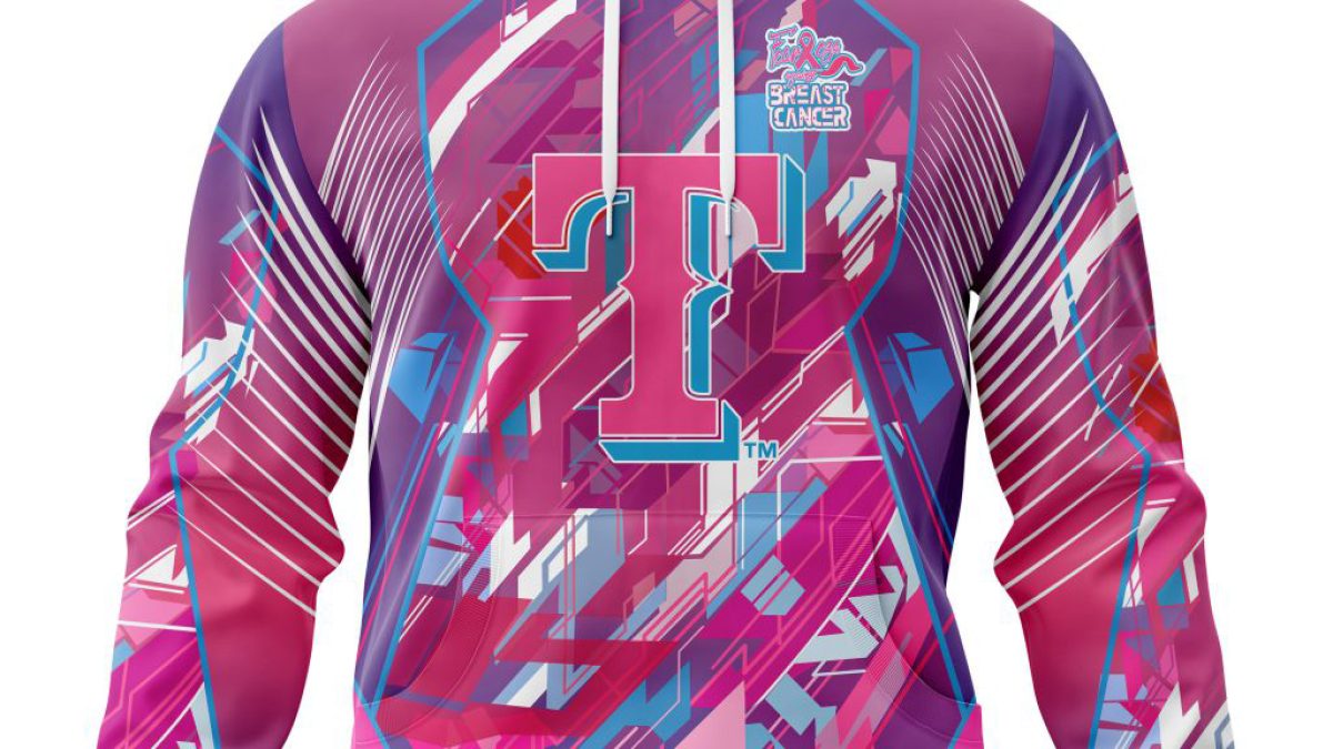 Texas Rangers Mlb Special Design I Pink I Can! Fearless Against
