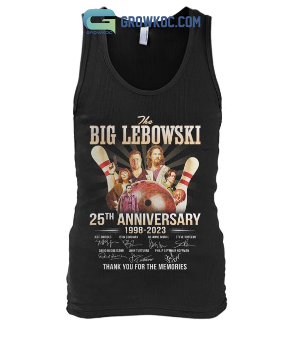 The Big Lebowski 25th Anniversary 1998 2023 Memories T Shirt
