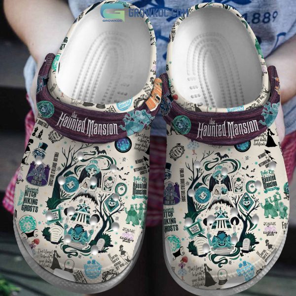 The Haunted Mansion Beware Of Hitch Hiking Ghosts Clogs, Crocs