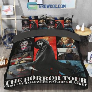 The Horror Tour This Is My Halloween Watching Flecee Blanket Quilt