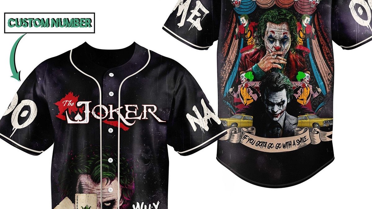 Joker HaHaHa Why So Serious Baseball Jersey