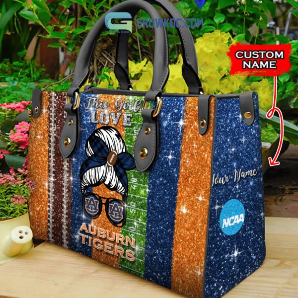 This Girl Love Auburn Tigers NCAA Personalized Women Handbags And Women Purse Wallet