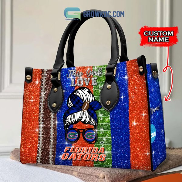 This Girl Love Florida Gators NCAA Personalized Women Handbags And Women Purse Wallet