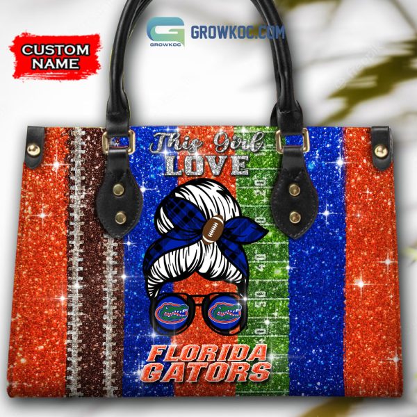 This Girl Love Florida Gators NCAA Personalized Women Handbags And Women Purse Wallet