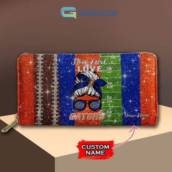 This Girl Love Florida Gators NCAA Personalized Women Handbags And Women Purse Wallet