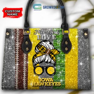 This Girl Love Iowa Hawkeyes NCAA Personalized Women Handbags And Women Purse Wallet