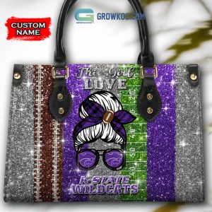 This Girl Love Kansas State Wildcats NCAA Personalized Women Handbags And Women Purse Wallet